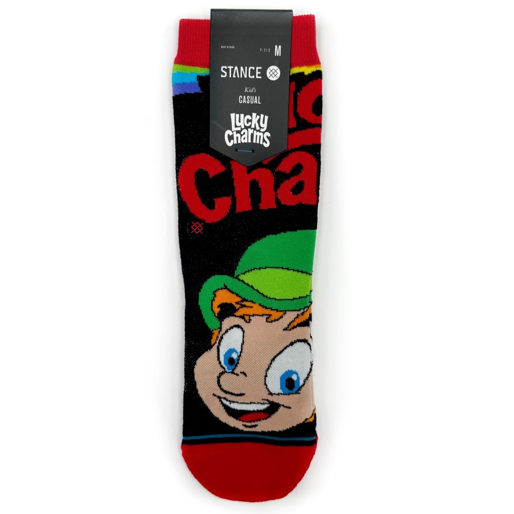 Stance Lucky Charms Cereal Crew Socks Youth Kids Medium General Mills Fun Gift
